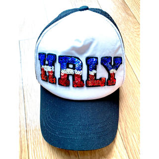 ハーレー(Hurley)のHurley  スパンコールロゴ&フラヒカ　キャップ(キャップ)