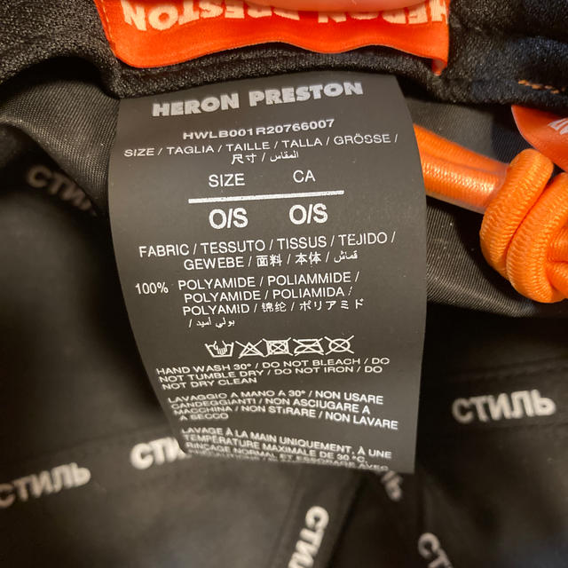 【新品】HERON PRESTON キャップ