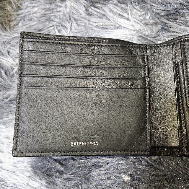 BALENCIAGA 二つ折り財布 ブラック 1