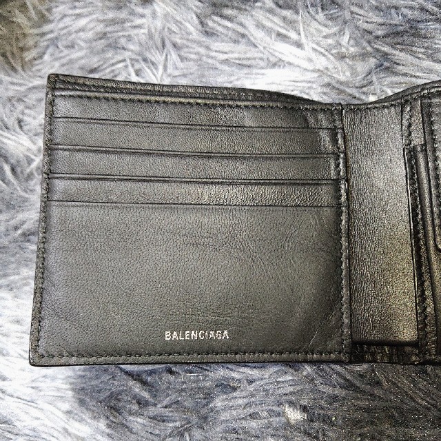 BALENCIAGA 二つ折り財布 ブラック - 1