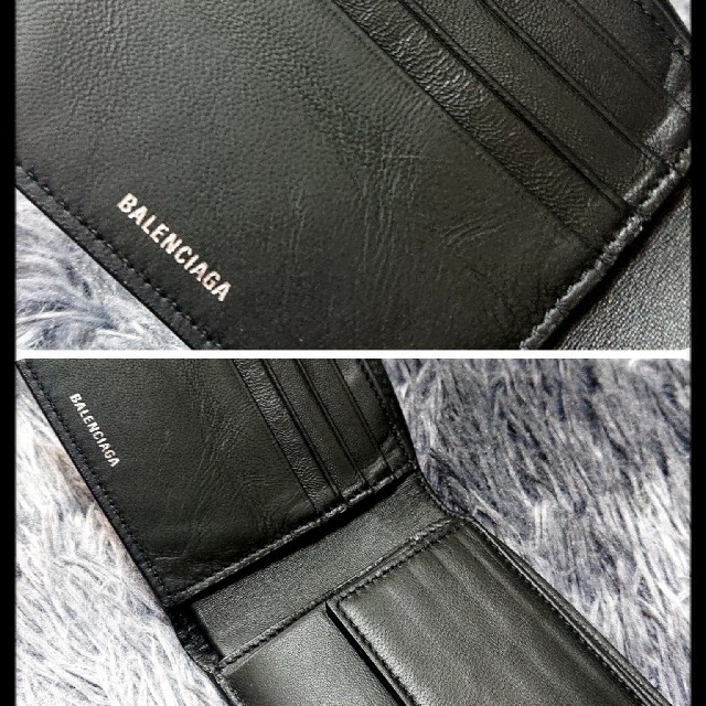 BALENCIAGA 二つ折り財布 ブラック - 2