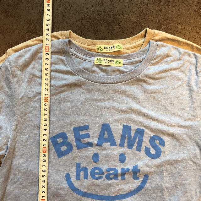 BEAMS(ビームス)のyu様専用　　ブルー、グレー２着　ビームス  お揃い　ペア メンズのトップス(Tシャツ/カットソー(半袖/袖なし))の商品写真