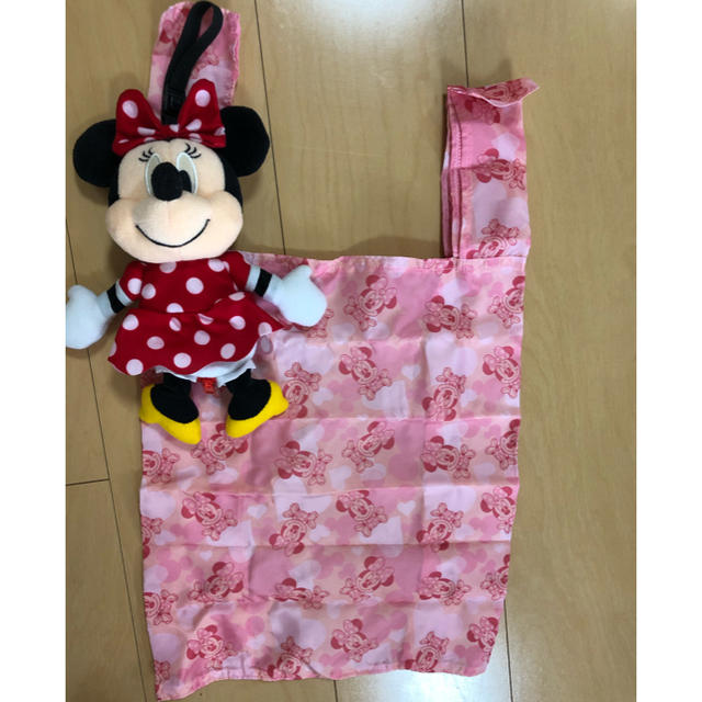 Disney(ディズニー)のディズニーリゾート購入　レアなミニーちゃんエコバッグ  レディースのバッグ(エコバッグ)の商品写真