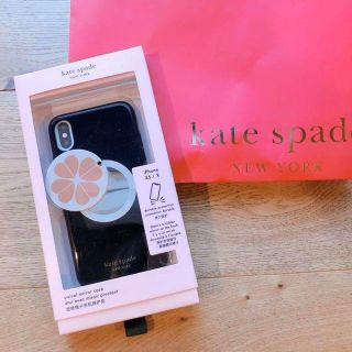 ケイトスペードニューヨーク(kate spade new york)の新品♠︎ケイト スペード♠︎iPhoneケースX/XS♠︎ミラー付き(iPhoneケース)