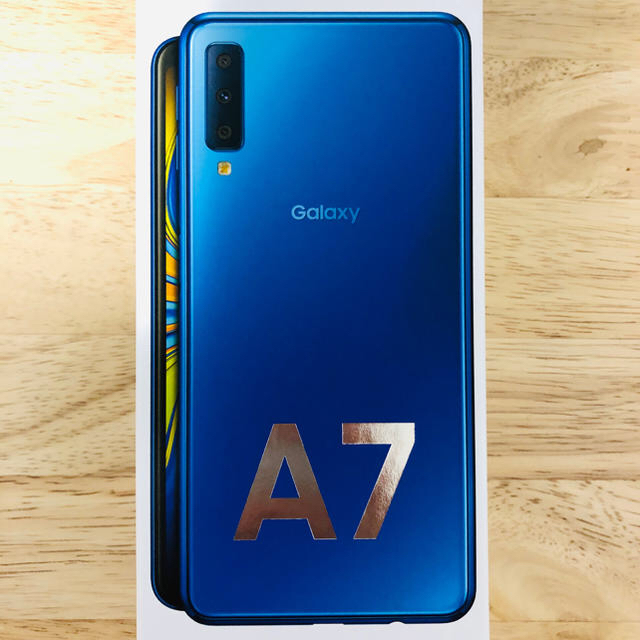 Galaxy A7　新品未使用未開封　ブルー