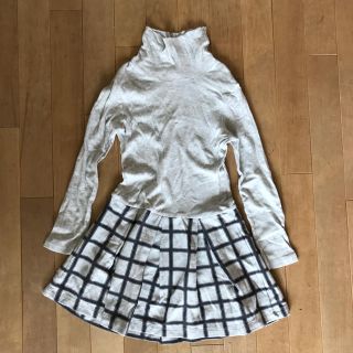 プチバトー(PETIT BATEAU)のプチバトー ワンピース 128 8ans 中古(ワンピース)