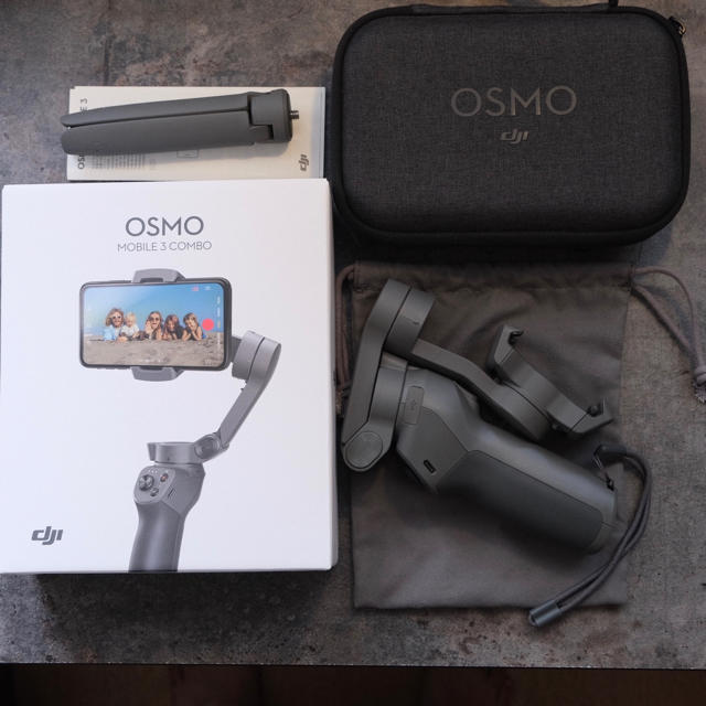 日本製 DJI Mobile OSMO mobile www 3 MOBILE 3 美品】DJI combo 3