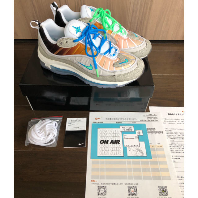 NIKE AIR MAX 98 OA GS ナイキエアマックス 26.0cm