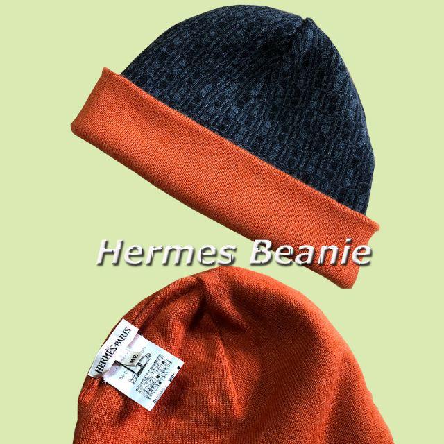 Hermes(エルメス)のエルメス・カシミヤビーニー（ニット帽）・ME レディースの帽子(ニット帽/ビーニー)の商品写真