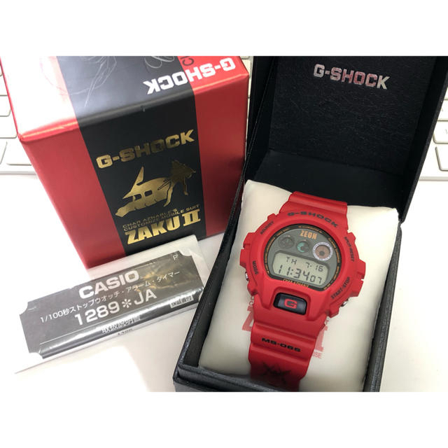 G-SHOCK/ガンダム/赤/シャア/ジオン軍/三ツ目/限定/ザク/時計-