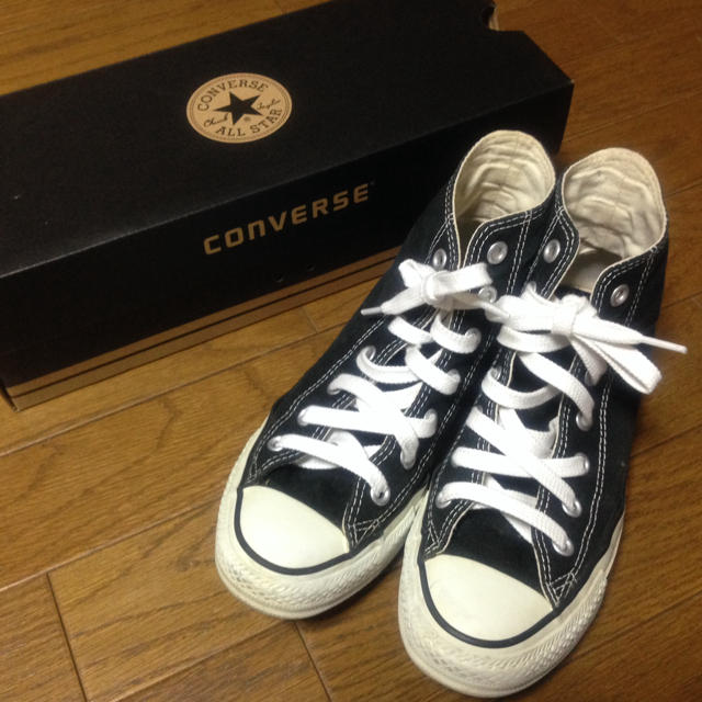 CONVERSE(コンバース)のコンバース＊黒ハイカット レディースの靴/シューズ(スニーカー)の商品写真