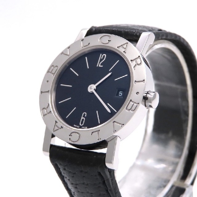 100%品質 BVLGARI - 【BVLGARI】ブルガリ腕時計 'BB26SL' ブラック