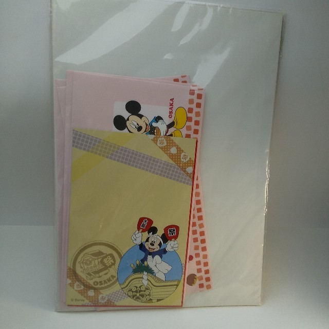 Disney ミッキーマウス ご当地レターセット大阪 エンタメポスト 便箋10枚ポストカード1の通販 By オクト S Shop ディズニー ならラクマ