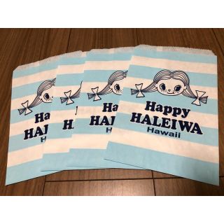 ハレイワ(HALEIWA)のハッピーハレイワのショップバック(4枚)(ショップ袋)