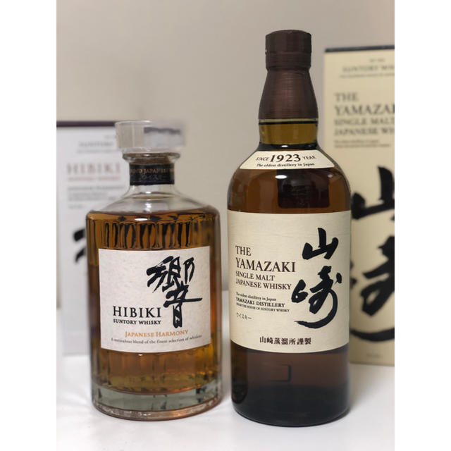 サントリー 山崎 700ml 1本 響 700ml 1本　箱あり食品/飲料/酒