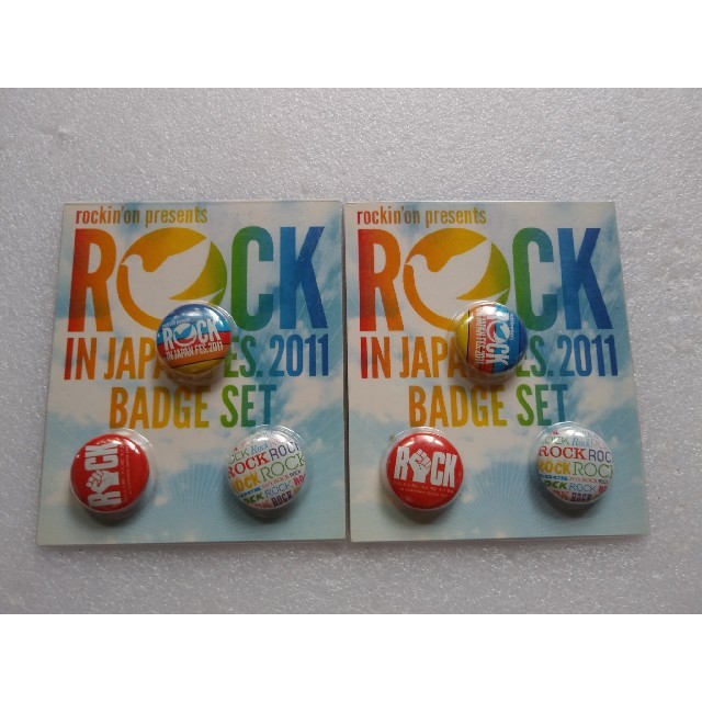 超特価SALE開催！】 ROCK IN 缶バッジ 2011 ロックインジャパン JAPAN - 音楽 - www.petromindo.com