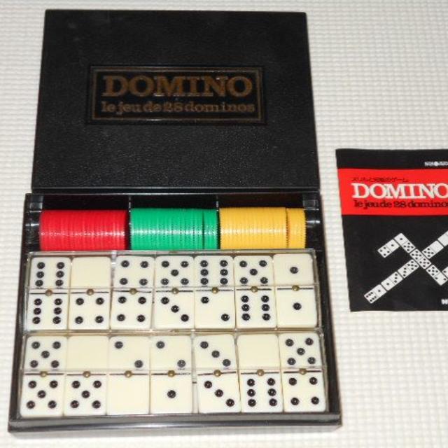 任天堂(ニンテンドウ)のDOMINO lejeu de 28 dominos 任天堂 欠品無し エンタメ/ホビーのテーブルゲーム/ホビー(その他)の商品写真