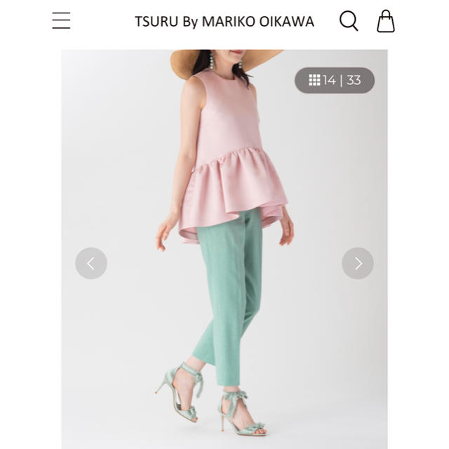 TSURU by Mariko Oikawa(ツルバイマリコオイカワ)のMatine レディースのトップス(カットソー(半袖/袖なし))の商品写真