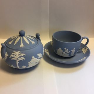 ウェッジウッド(WEDGWOOD)の新品 未使用 ウェッジウッド ジャスパー シュガーポット カップ ソーサー(食器)