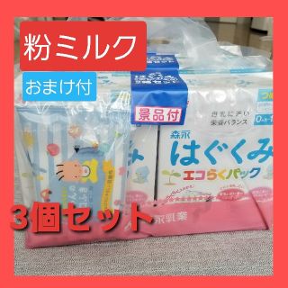 森永 はぐくみ エコらくパック つめかえ用　3個セット(その他)