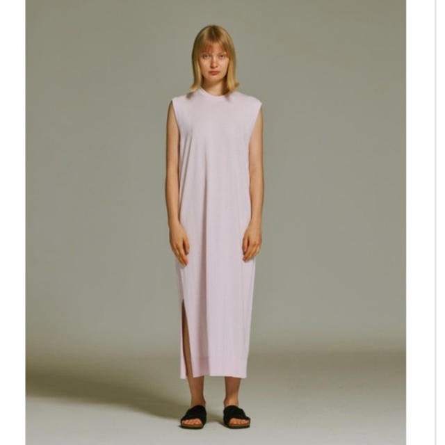 DEUXIEME CLASSE(ドゥーズィエムクラス)のATON エイトンSUVIN COTTON C/N LONG DRESS レディースのワンピース(ロングワンピース/マキシワンピース)の商品写真