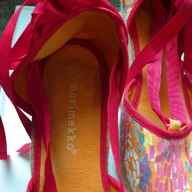 marimekko(マリメッコ)のマリメッコ　サンダル　ウエッジソール　23.5 レディースの靴/シューズ(サンダル)の商品写真