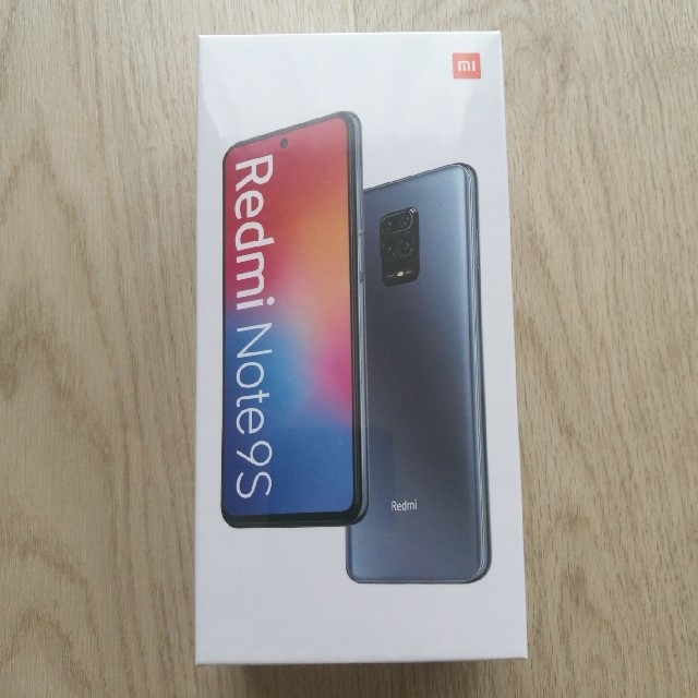 新品未開封 Xiaomi Redmi Note 9s 4G/64G ホワイト