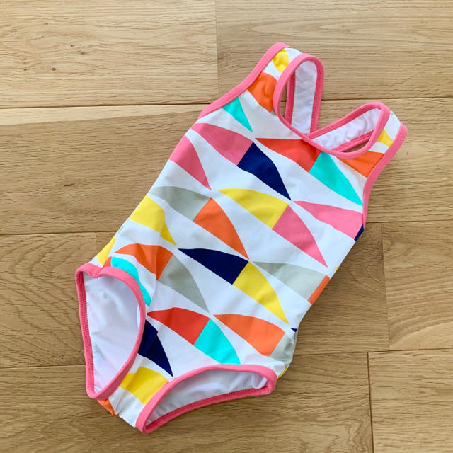 新品★marimekko ベビー　水着　2才　92cm カラフル　ヨット