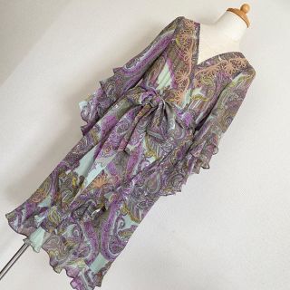 グレースコンチネンタル(GRACE CONTINENTAL)のGraceclass silk ワンピース(ひざ丈ワンピース)