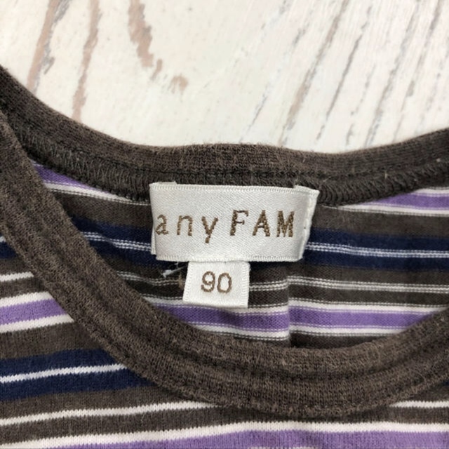 anyFAM(エニィファム)のミルキー様専用　anyfam タンクトップ　2枚セット キッズ/ベビー/マタニティのキッズ服男の子用(90cm~)(Tシャツ/カットソー)の商品写真