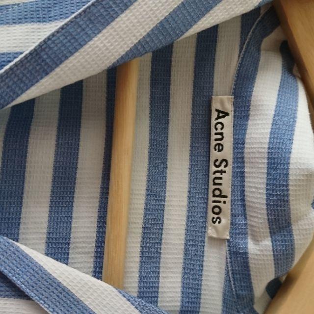ACNE(アクネ)の大幅値下げACNE STUDIOUSストライプシャツ レディースのトップス(シャツ/ブラウス(半袖/袖なし))の商品写真