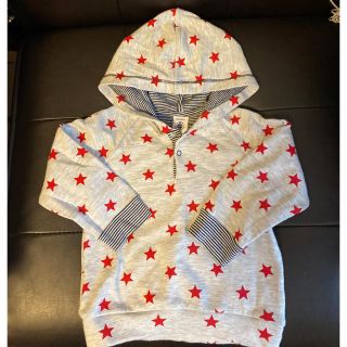 プチバトー(PETIT BATEAU)のきなこ2993様専用　BATEAU プチバトー プル フード　星柄　パーカ(ジャケット/上着)