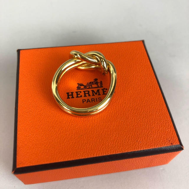 Hermes(エルメス)のHERMES エルメス スカーフリング アタメ スカーフ留め ゴールド レディースのファッション小物(バンダナ/スカーフ)の商品写真