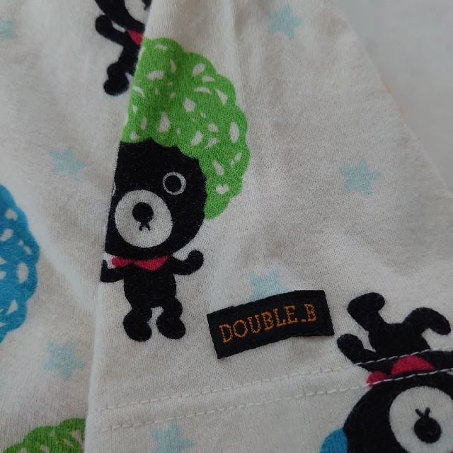 DOUBLE.B(ダブルビー)のミキハウスダブルB　Tシャツ キッズ/ベビー/マタニティのキッズ服男の子用(90cm~)(Tシャツ/カットソー)の商品写真