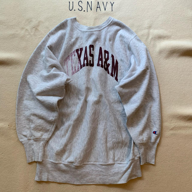 90s champion リバースウィーブ TEXAS A&M ヴィンテージ | フリマアプリ ラクマ