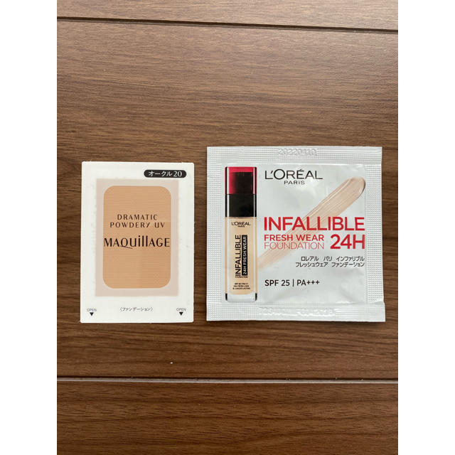 L'Oreal Paris(ロレアルパリ)のロレアルパリ インファリブル&マキアージュ ドラマティック 試供品 コスメ/美容のキット/セット(サンプル/トライアルキット)の商品写真