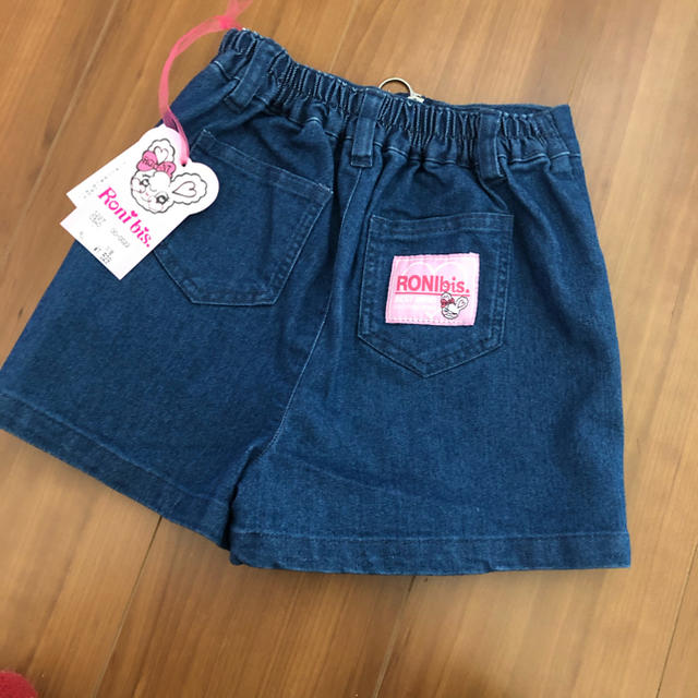 RONI(ロニィ)のRONIbis  新品　デニムスカート　ショーパン キッズ/ベビー/マタニティのキッズ服女の子用(90cm~)(パンツ/スパッツ)の商品写真