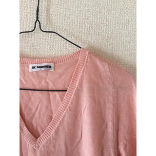 ジルサンダー(Jil Sander)のJILSANDER pink knit tops(シャツ/ブラウス(半袖/袖なし))