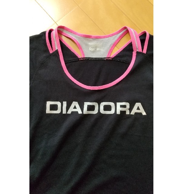 DIADORA(ディアドラ)のディアドラ☆重ね着風Tシャツ レディースのトップス(Tシャツ(半袖/袖なし))の商品写真