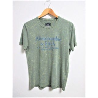 アバクロンビーアンドフィッチ(Abercrombie&Fitch)の☆アバクロンビーアンドフィッチ プリント ビッグロゴ Tシャツ/メンズ/XS(Tシャツ/カットソー(半袖/袖なし))