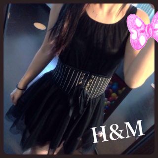 エイチアンドエム(H&M)の【H&M】チュールワンピ♡(ミニワンピース)