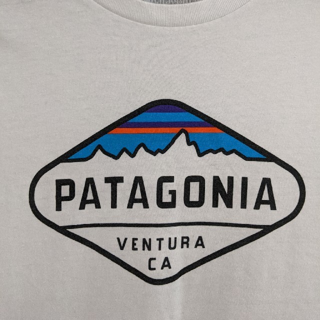 Patagonia パタゴニア ロゴtシャツ Xs 白 美品の通販 By らん パタゴニアならラクマ