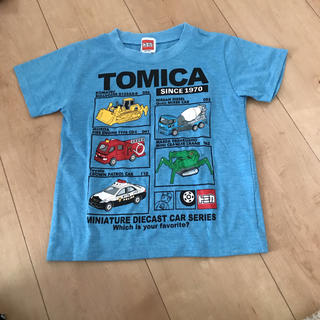 タカラトミー(Takara Tomy)のトミカ　Tシャツ　100 ブルー　しまむら　西松屋　ユニクロ　(Tシャツ/カットソー)