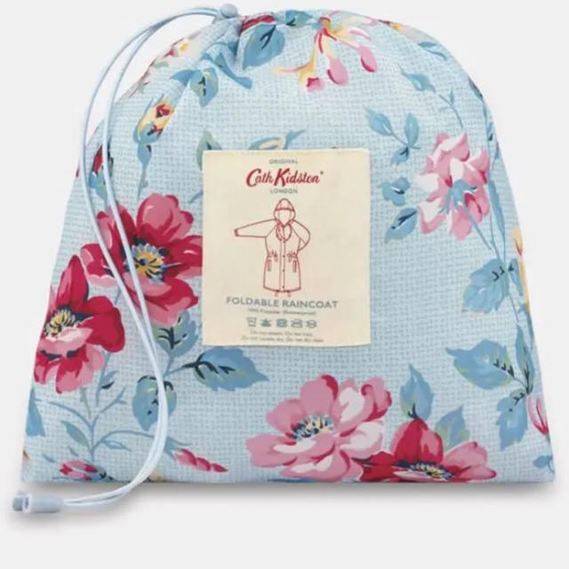 Cath Kidston(キャスキッドソン)の新品　キャスキッドソン レインコート  花柄 レディースのファッション小物(レインコート)の商品写真