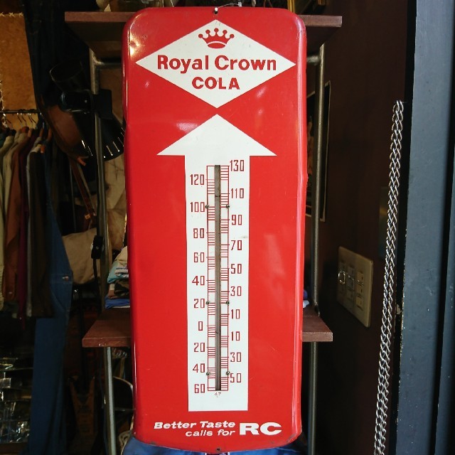 50s royal crown cola ヴィンテージ 看板 サーモメーターその他