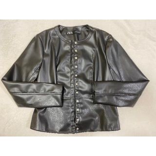 ザラ(ZARA)の【8/8までの限定売り切り価格】ZARA ジャケット M(ノーカラージャケット)