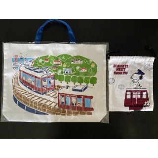 ファミリア(familiar)の限定品　阪急電車コラボ×familiar レッスンバッグ おまけ付き♡(レッスンバッグ)