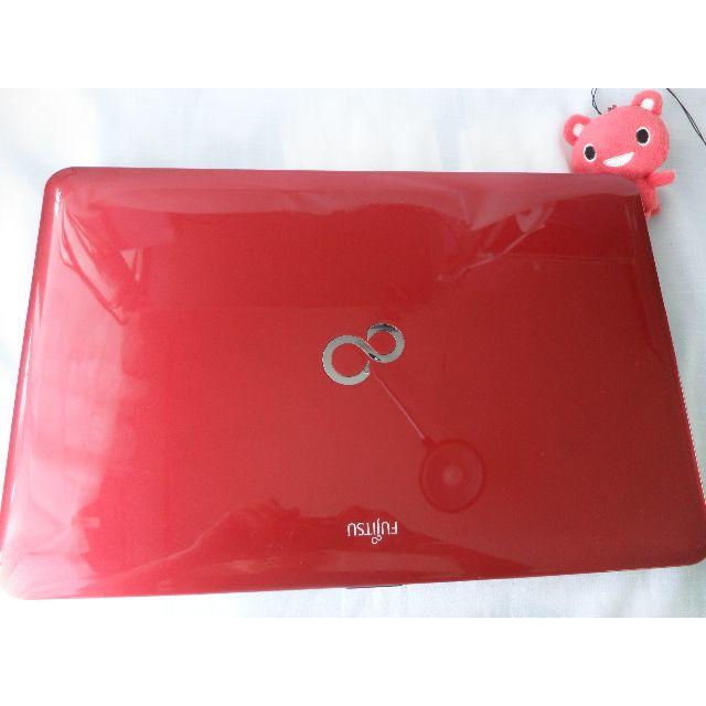 富士通 - 美品！真っ赤なLIFEBOOK 15.6inc WINDOWS10