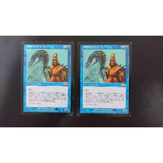 マジックザギャザリング(マジック：ザ・ギャザリング)の金粉のドレイク/Gilded Drake 日2枚　MTG(シングルカード)