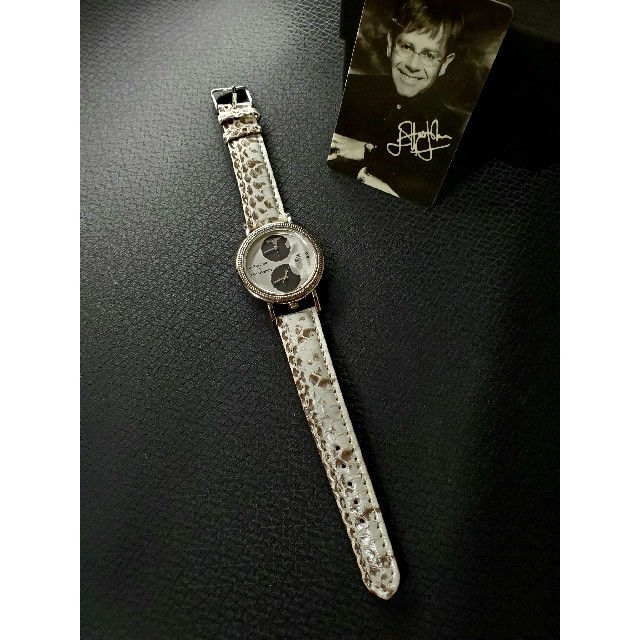 エルトンジョン x ボーイロンドン　エイズ撲滅基金限定コラボ腕時計 メンズの時計(腕時計(アナログ))の商品写真